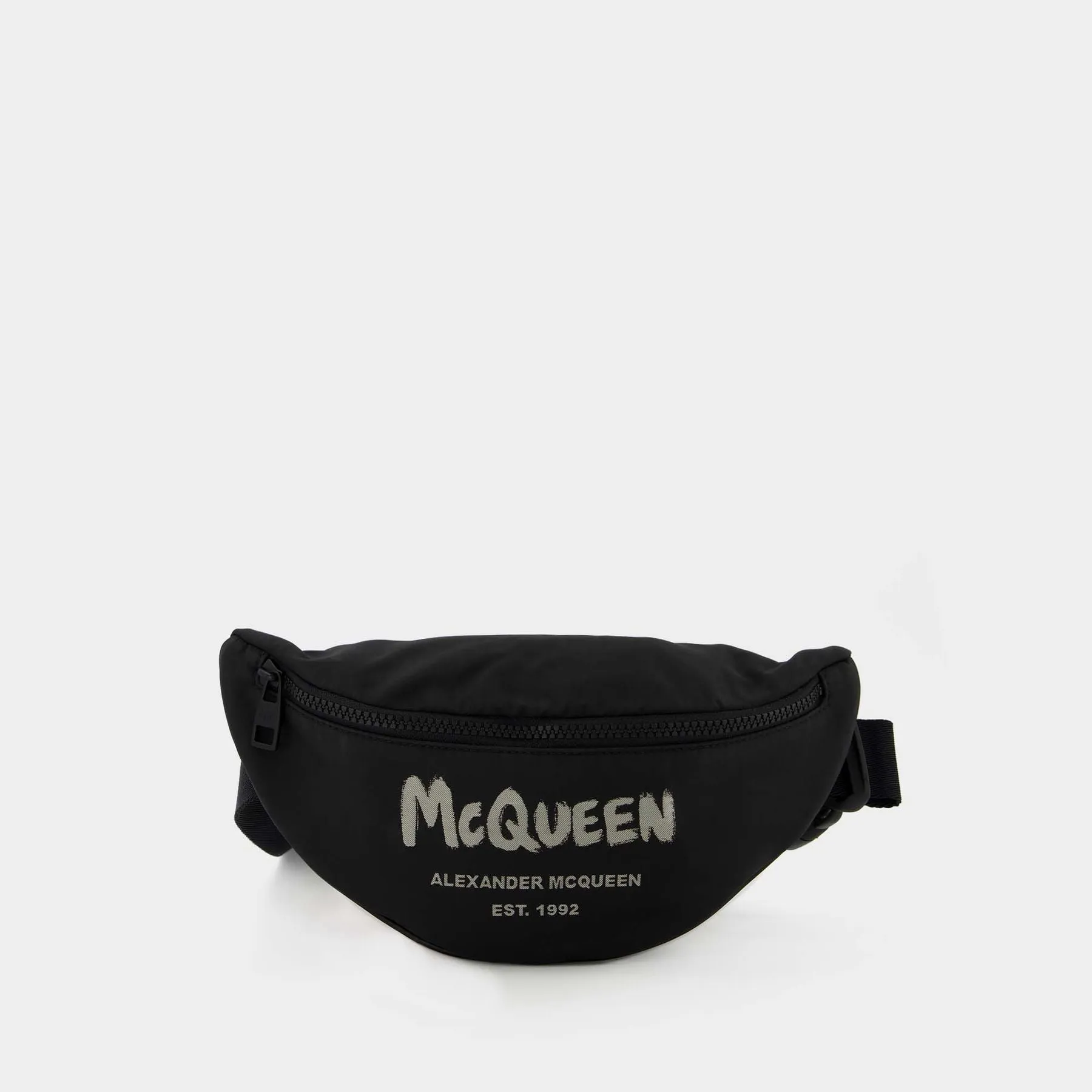 Alexander McQueen  Bum Belt Bag - Alexander Mcqueen -  Black/Off-White - Synthetic