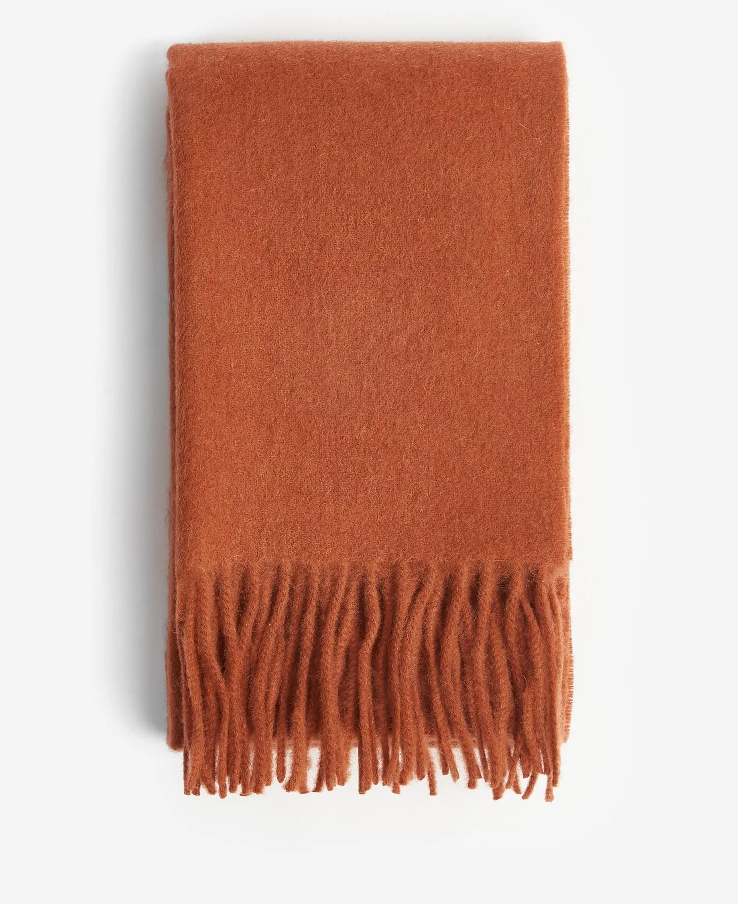 Barbour Plain Lambs Wool Scarf - Ginger - Gillanders.ie Town & Country Clothing