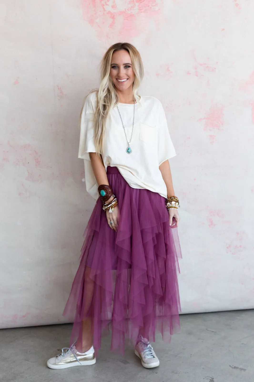 Boho Ballerina Skirt - Mauve