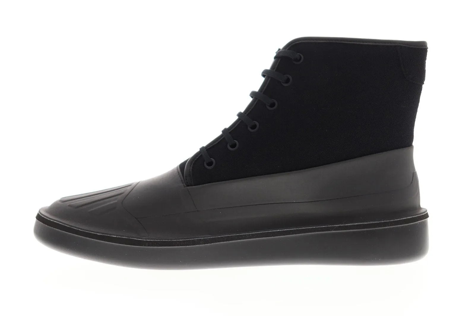 Camper Gorka K300166-001 Mens Black Suede High Top Lace Up Casual Dress Boots