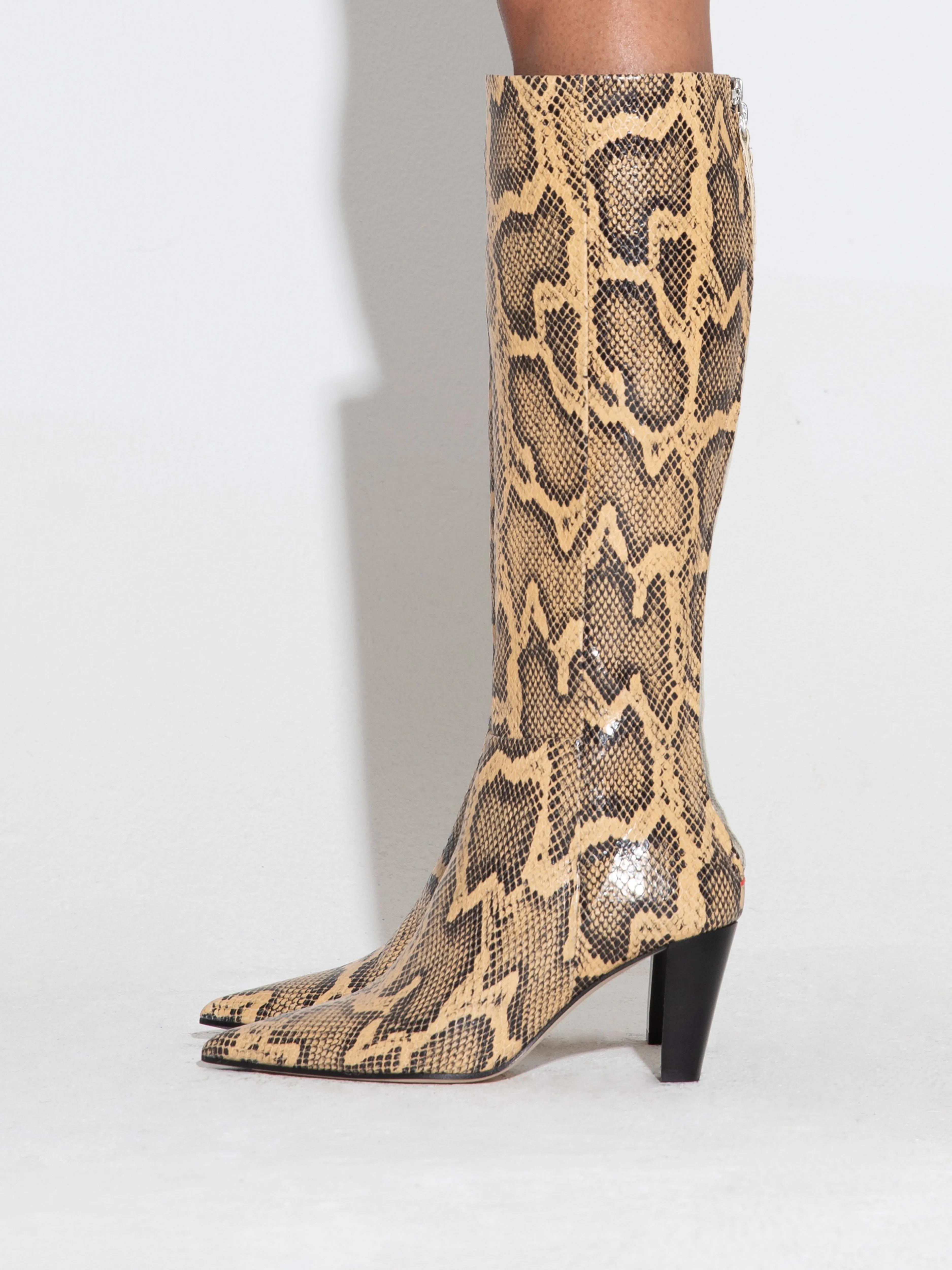 Cecilia Leather Knee-High Boots 