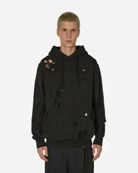 Destroyed Lightercap Hoodie Black