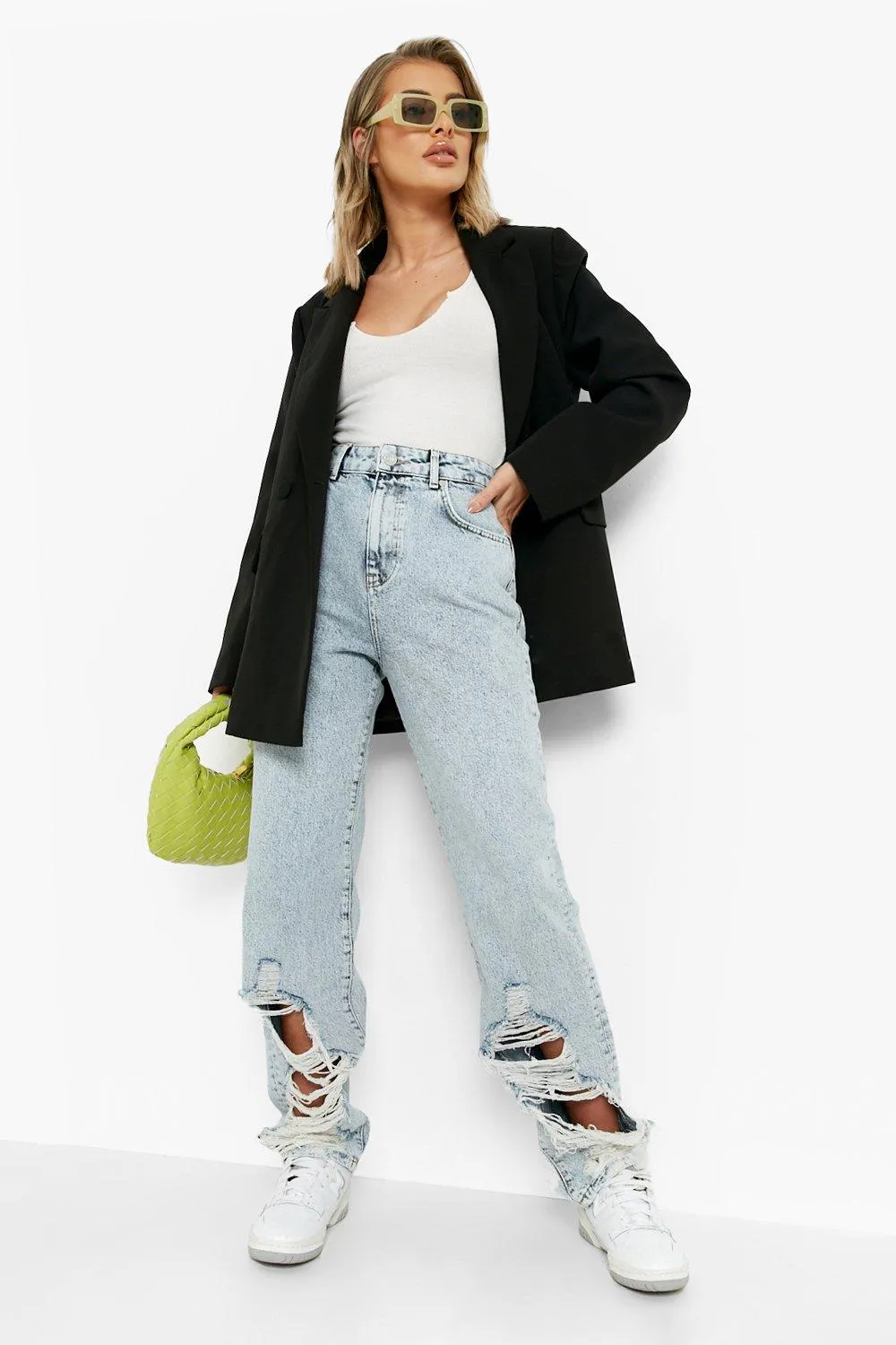 Extreme Ripped Straight Fit Jeans