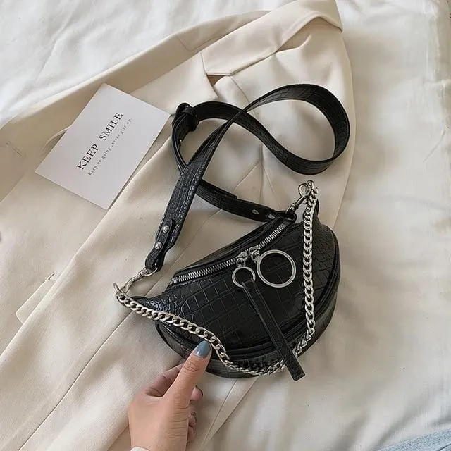 Fashion Quality PU Leather Crossbody Bags For Women 2020 Chain Small Shoulder Messenger Bag Lady Travel Handbags and Purses