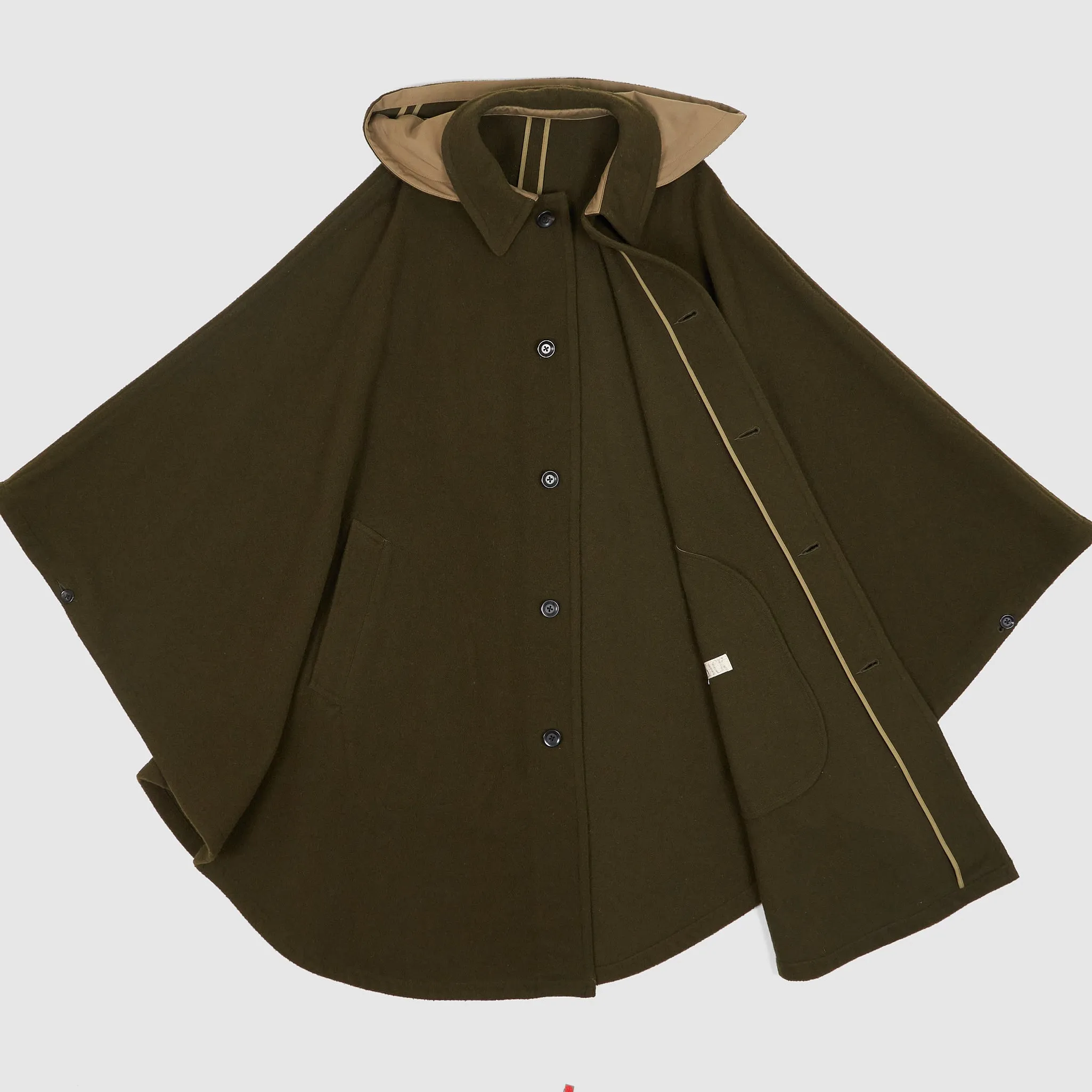 Haver Sack Wool Coat Poncho
