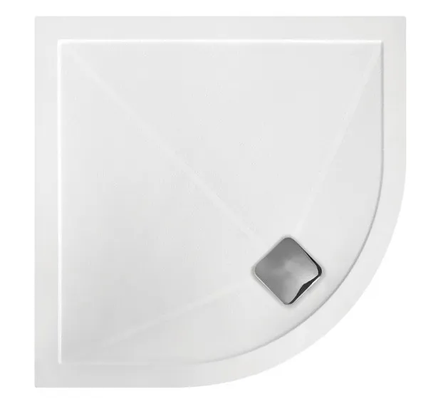 Impression Anti-Slip Slim LH Offset Quadrant Tray & Waste 1200 x 800 x 25mm 