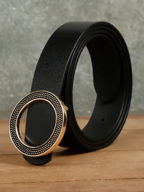 Leather Women's Push-Pin Casual Belt (One Size)
