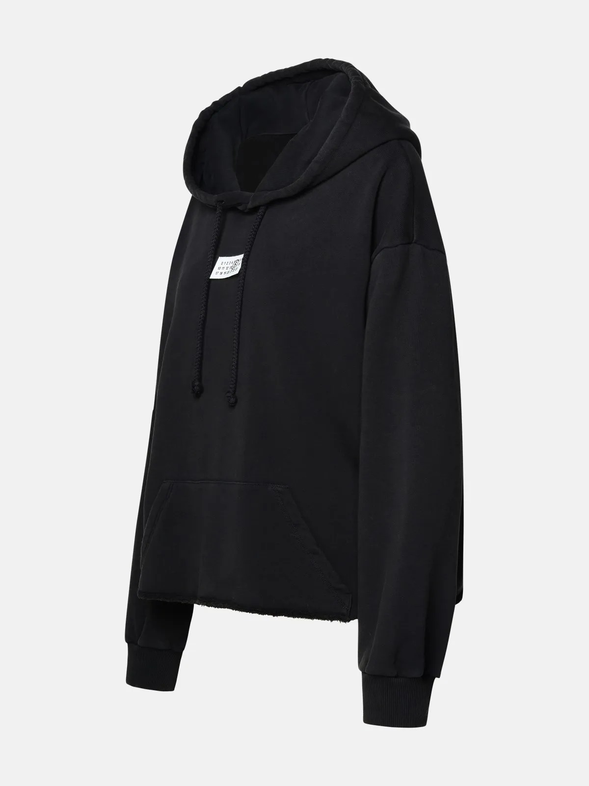 MM6 Maison Margiela  |Long Sleeves Plain Cotton Logo Cropped Tops