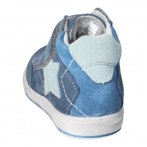 Ricosta Kimi | Pavone Blue Suede | Medium Width | Children's Waterproof Ankle Boots