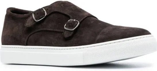Scarosso Fabio buckled sneakers Brown