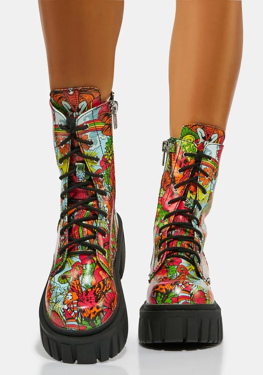 Scenic Route Combat Boots-