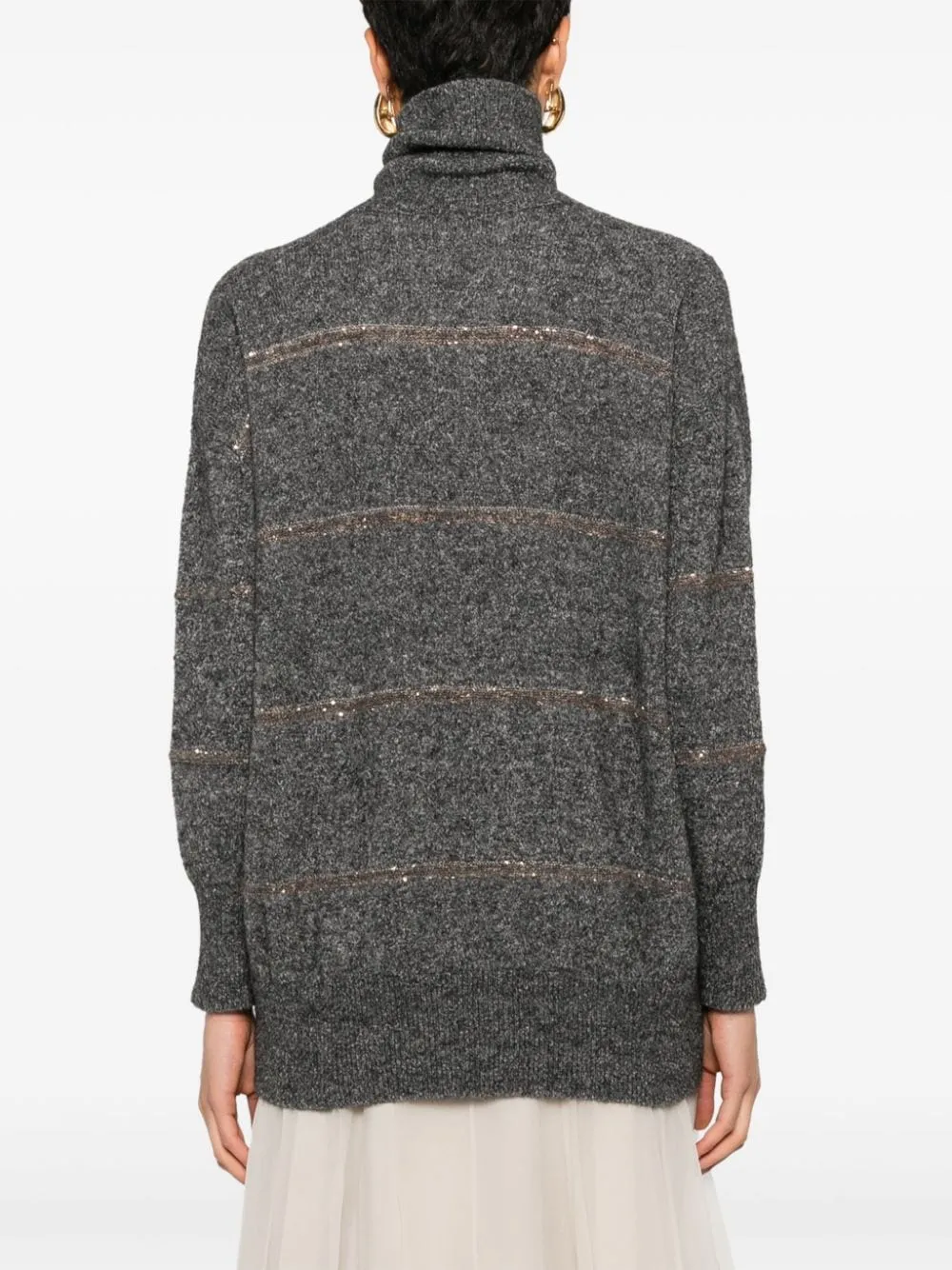 STRIPED DOLCEVITA SWEATER