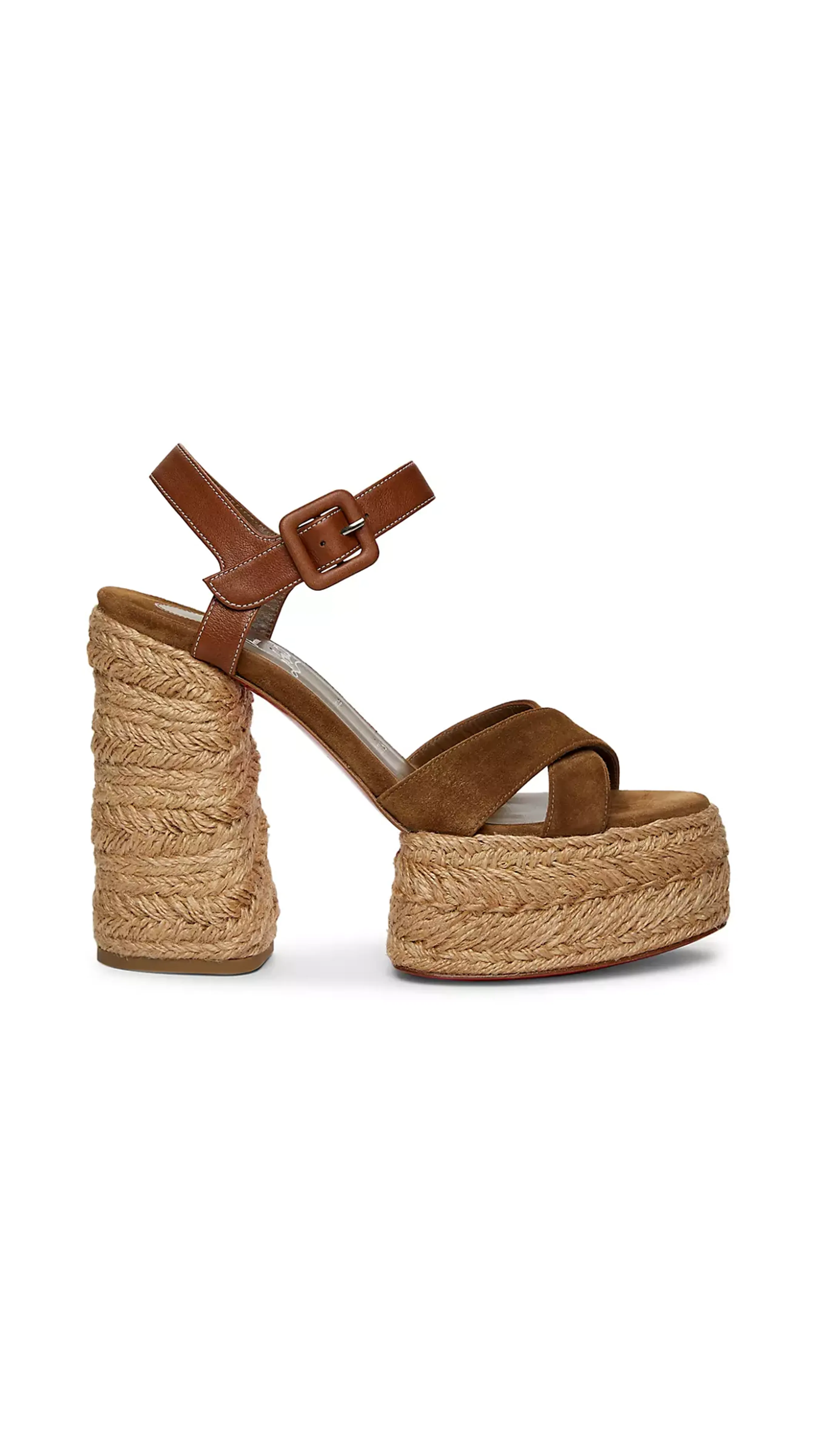 Super Calakala Suede Sandals - Cuoio