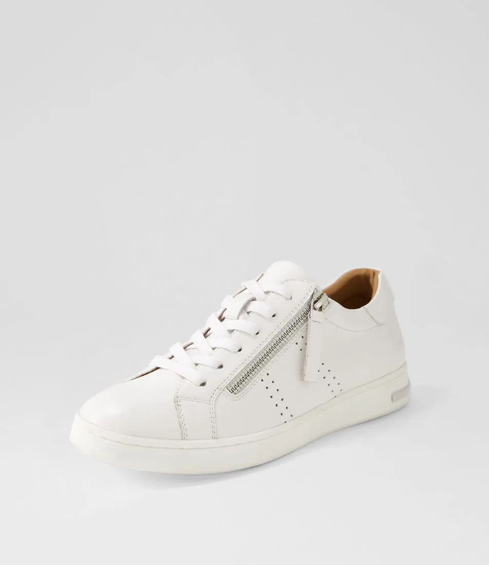 SUPERSOFT Chaz White Leather Sneakers