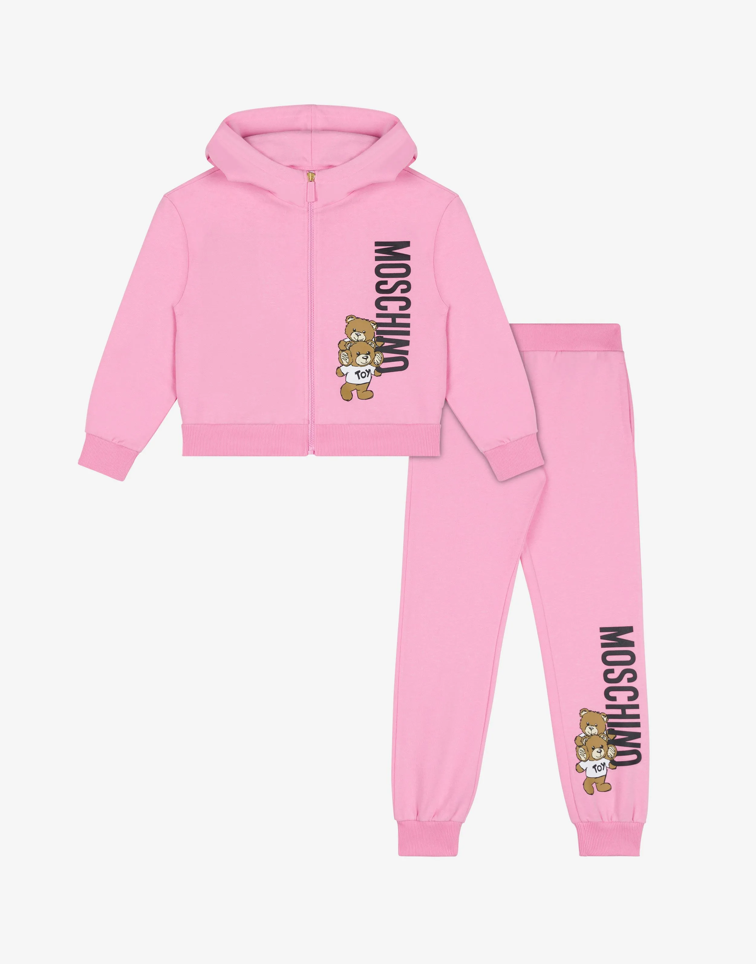Teddy Logo sweatshirt tracksuit set