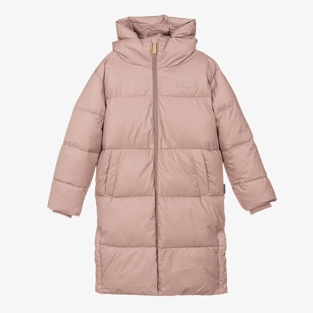 Teen Girls Pink Puffer Coat
