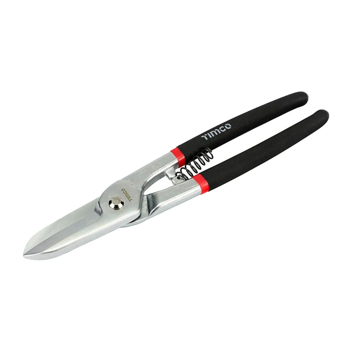 TIMCO Straight Cutting Tin Snips with Anti-Slip Grips – 12″ – 300mm
