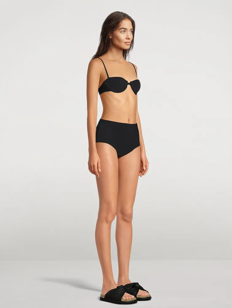 TOTÊME High-Waisted Bikini Bottom