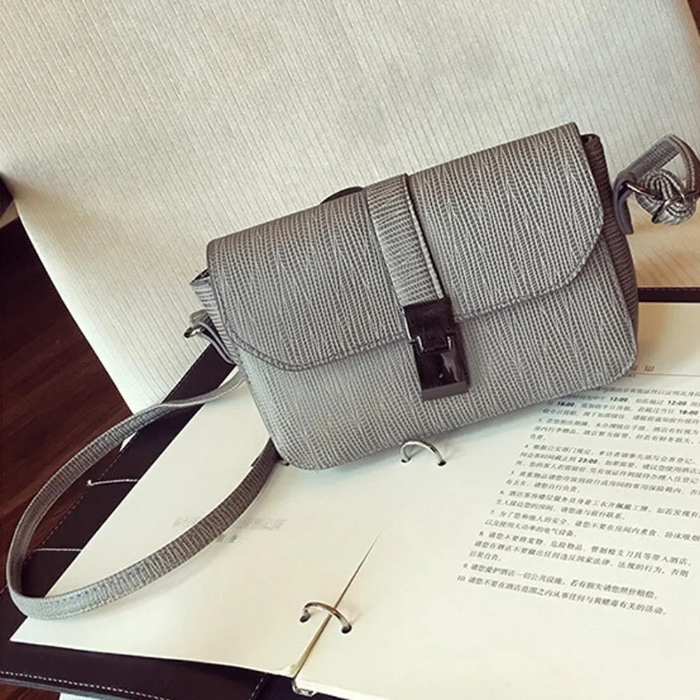 Trendy Women Plug Lock Leather Hbag Cross Body Single Shoulder Bag Women's Messenger Bags Clutch Purse Bolsas