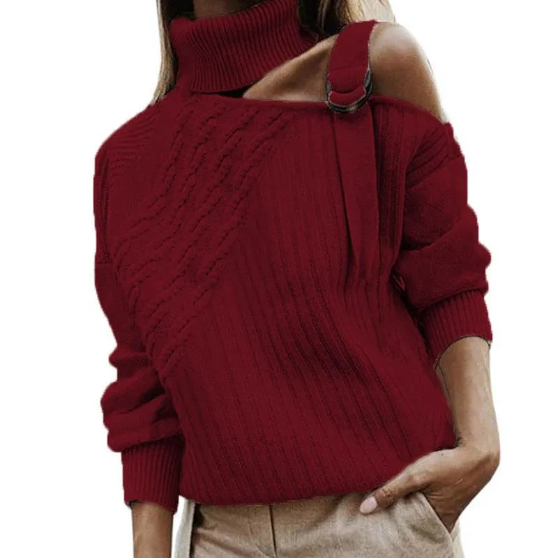 Turtleneck Long Sleeve Sweater