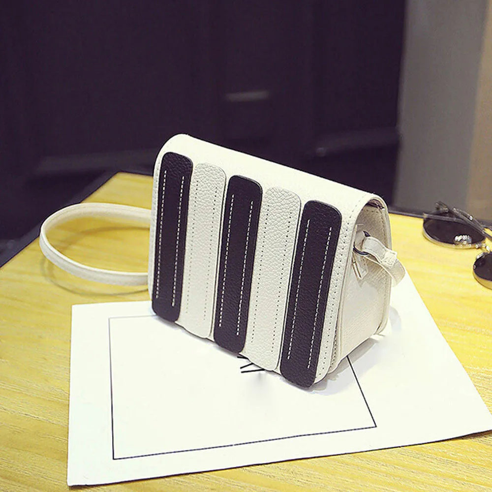 women messenger bags Leather Stripe luxury women's hbag designer crossbody Single Shoulder Bag ladies bolsa feminina
