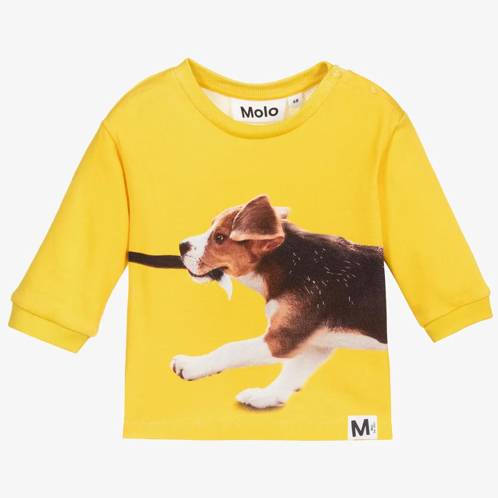 Yellow Cotton Dog Sweatshirt