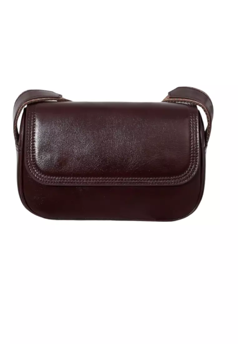 ZITIQUE Fashion header cowhide shoulder oblique backpack